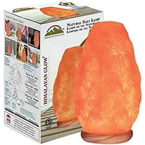 Himalayan salt crystal lamp